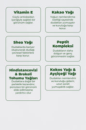 Aromasız ve Tuzlu Karamel Aromalı Lip Balm İkilisi