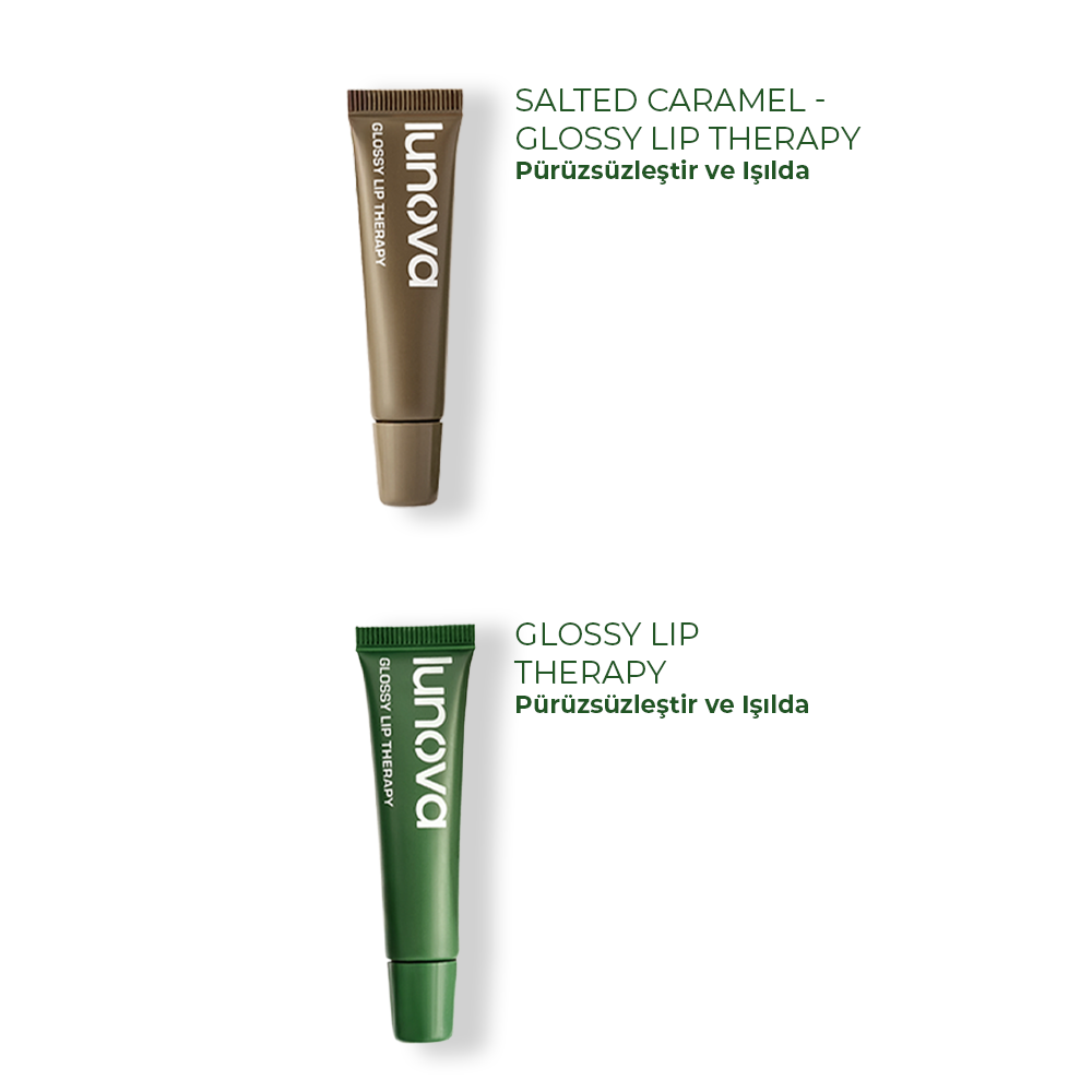 Aromasız ve Tuzlu Karamel Aromalı Lip Balm İkilisi