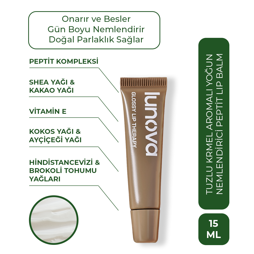 Aromasız ve Tuzlu Karamel Aromalı Lip Balm İkilisi