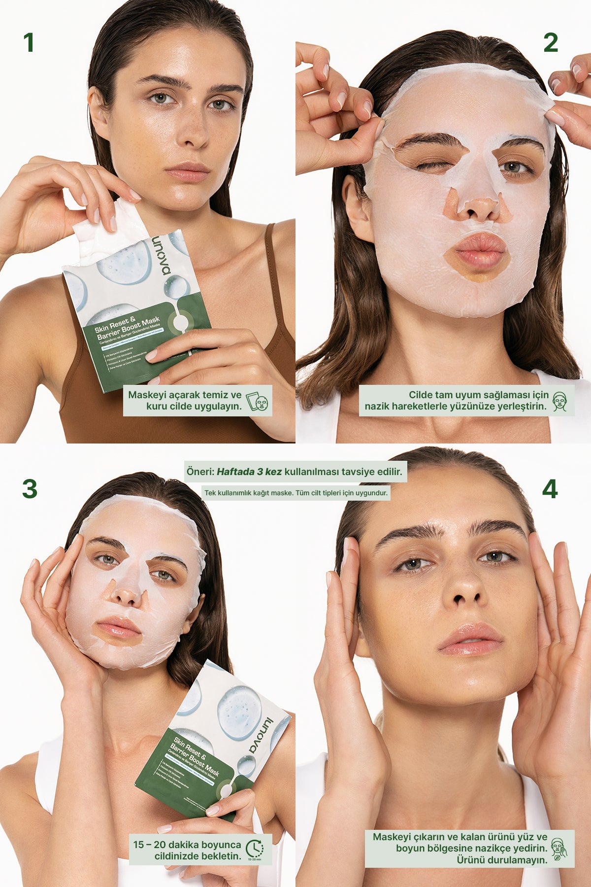 Skin Reset & Barrier Boost Mask (5'li)